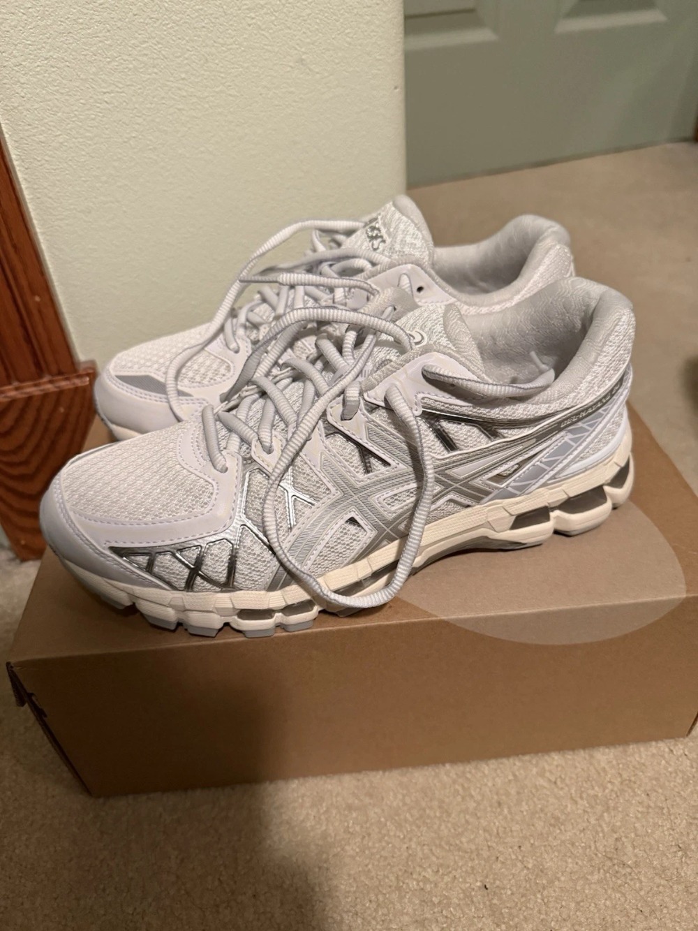 Asics Gel Kayano 20 White Pure Silver