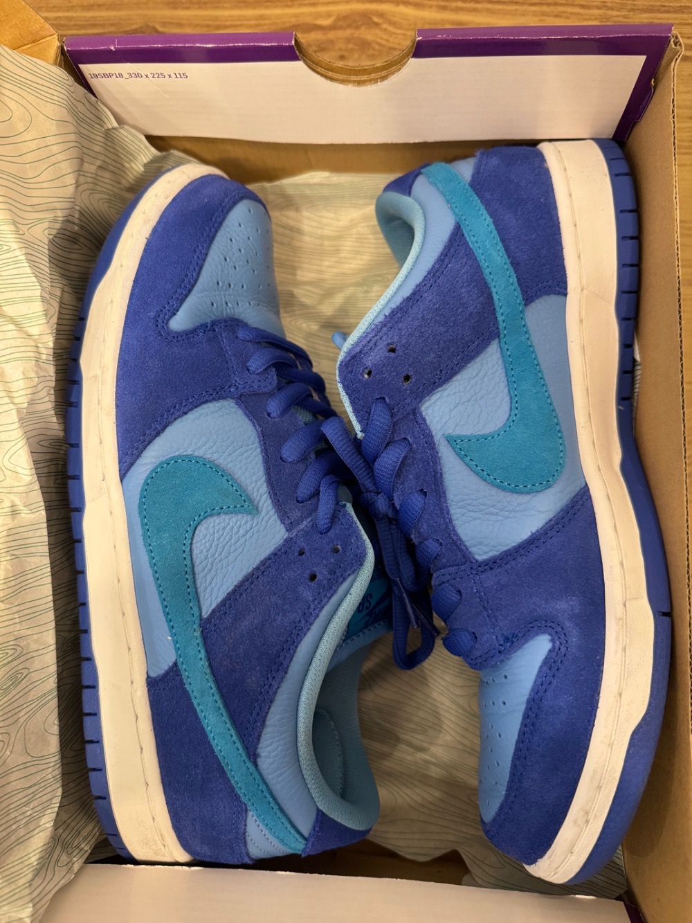 Nike SB Dunk Low Pro Blue Raspberry — 42, Usado