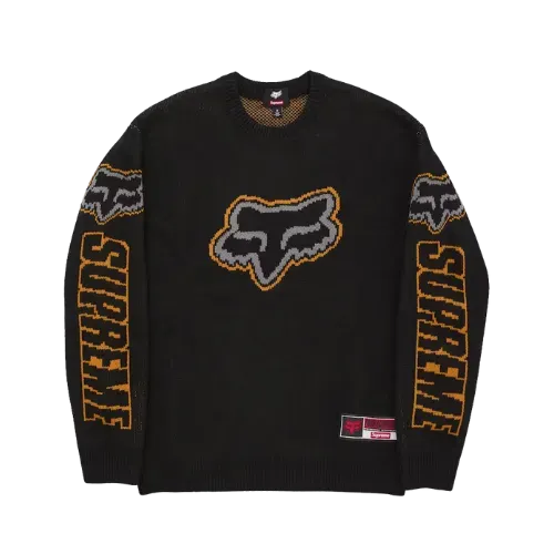 Fox Racing x Supreme Sweater Black FW25-W9 - Droper
