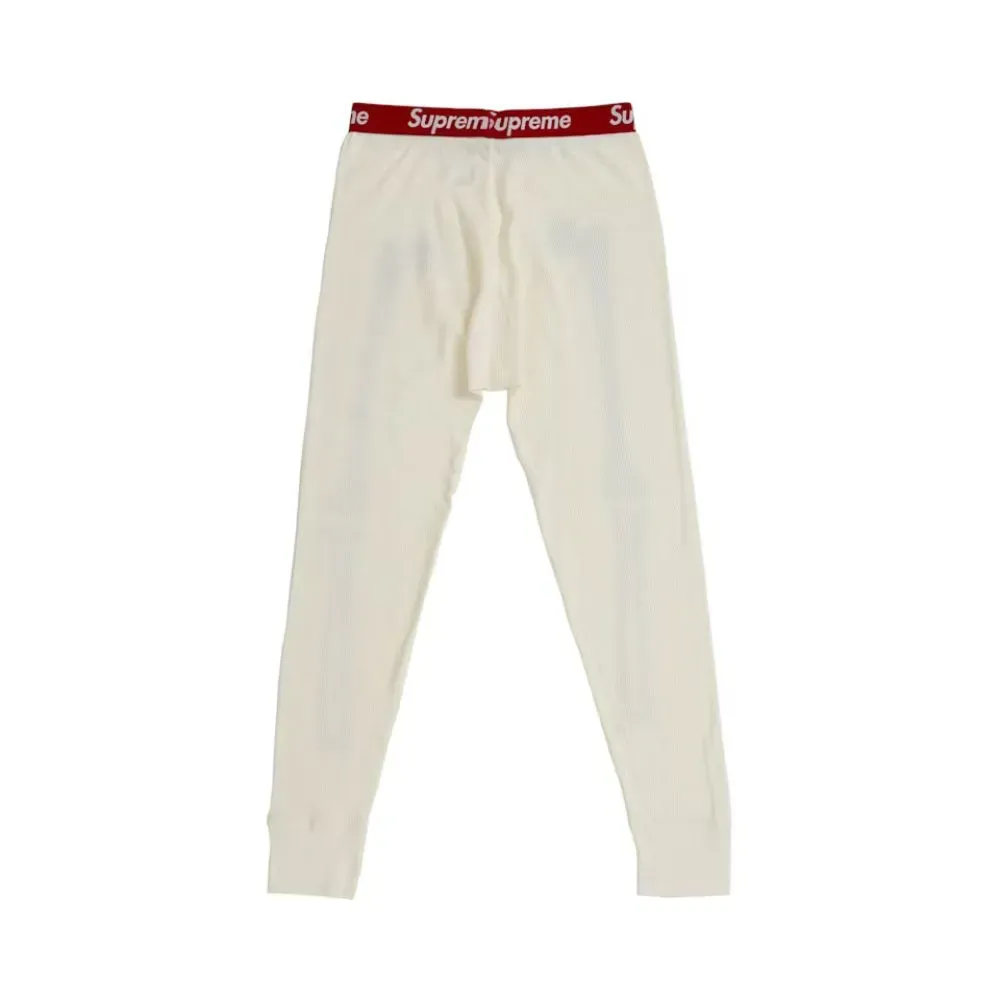 Hanes x Supreme Calça Bones Thermal White FW25-W9 - Droper
