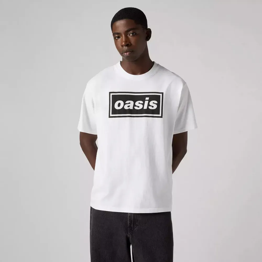 Oasis x Levi's Camiseta Band White - Droper