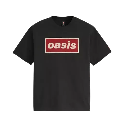 Oasis x Levi's Camiseta Band Deca Logo Caviar Black