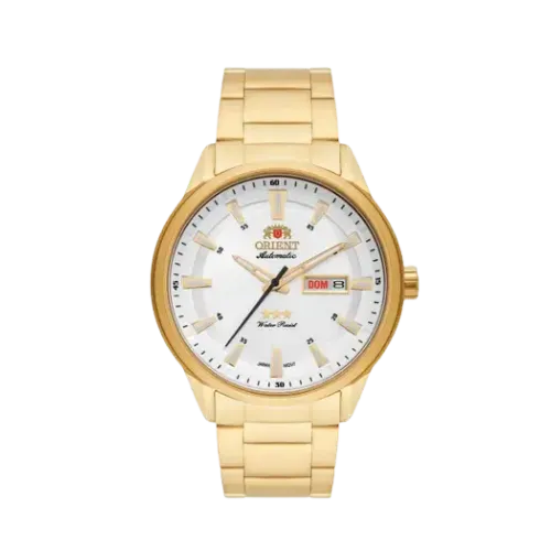 Relógio Orient 3 Estrelas Automatic 50m Gold - Droper