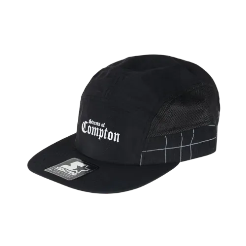 Boné Starter 5 Panels Strap Flexible Compton Black