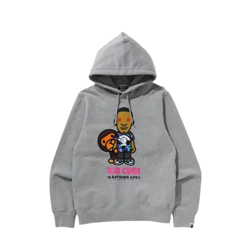 Kid Cudi x BAPE Moletom Baby Milo Gray
