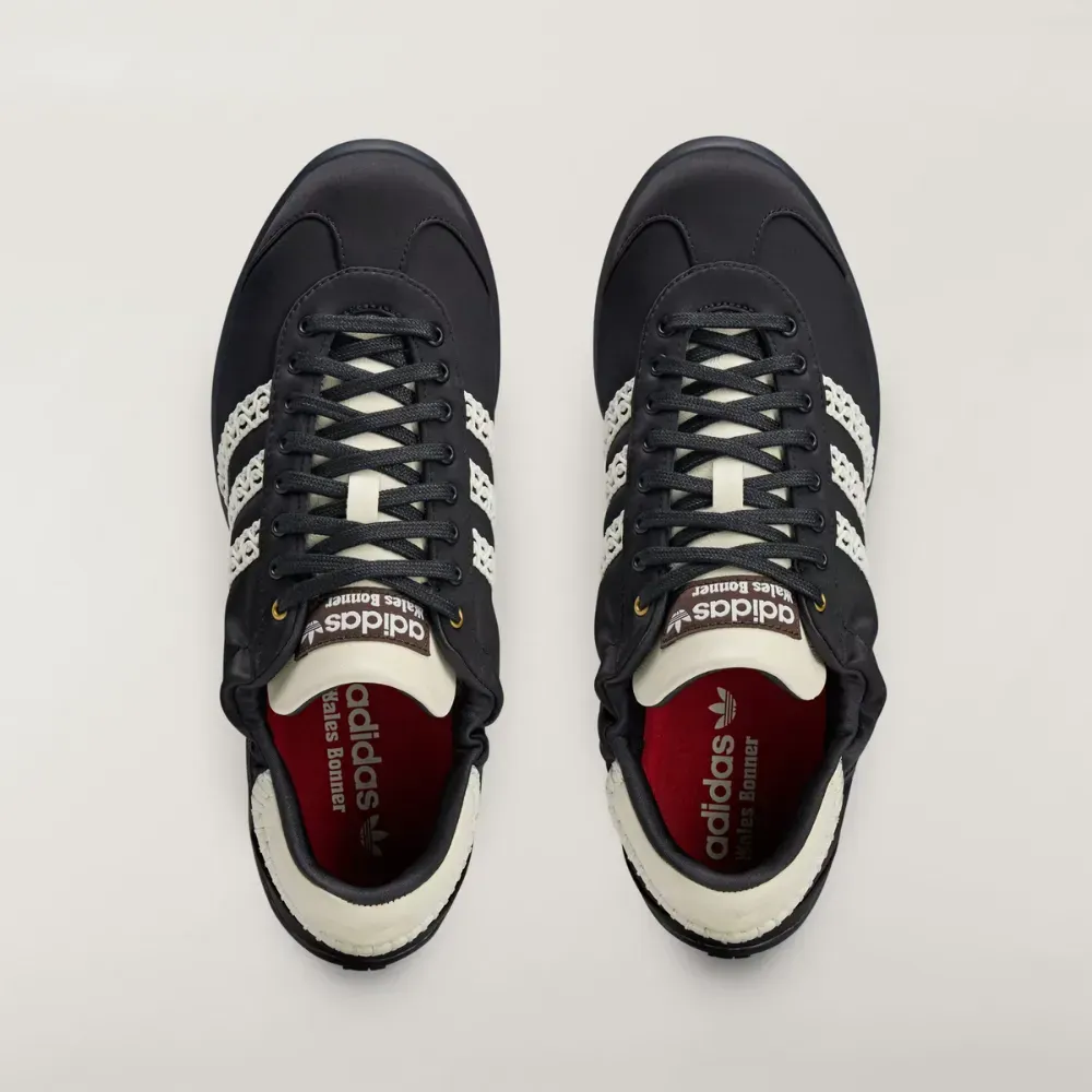 Wales Bonner x adidas Karintha Low Satin Core Black Dark Brown