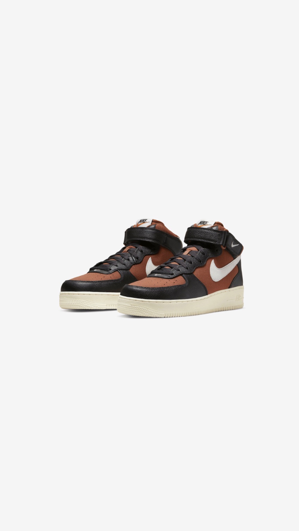 Nike Air Force 1 Mid Vintage Off-Noir Pecan — 40 / 41 / 42 / 43 / 44, Novo