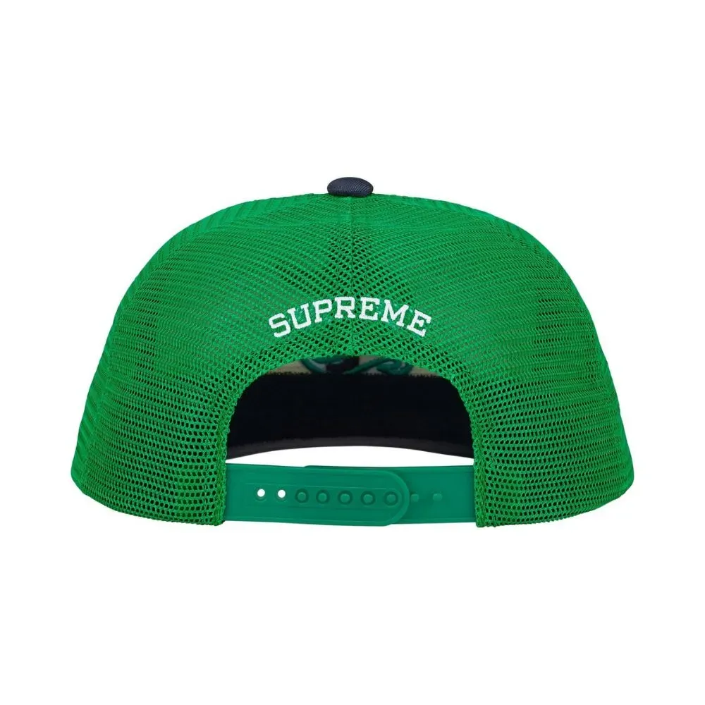 Boné Supreme Contrast S Mesh Back 6-Panel Green FW25-W10 - Droper