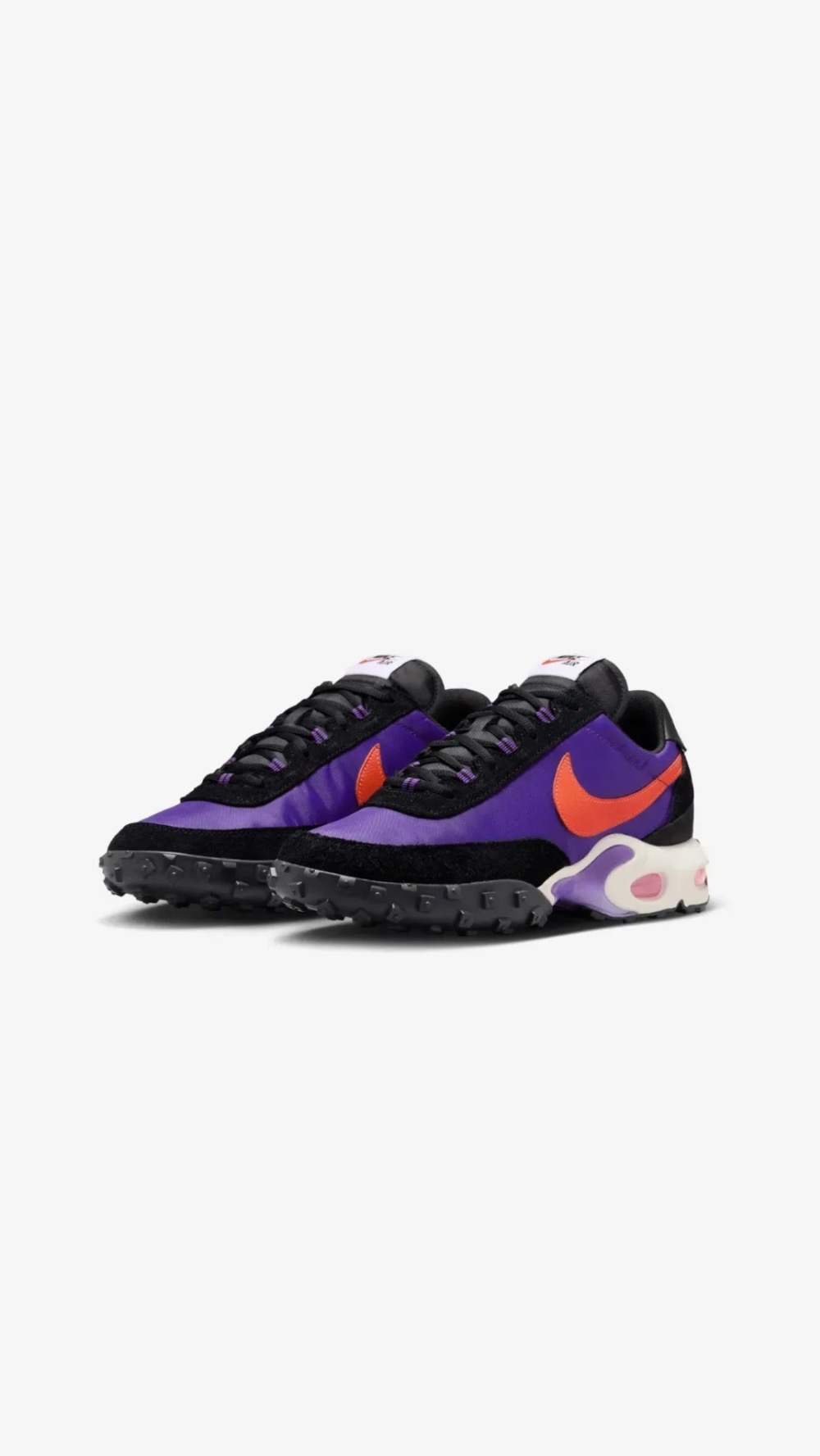 Nike Air Max Waffle Voltage Purple and Total Orange — 37 / 39, Novo
