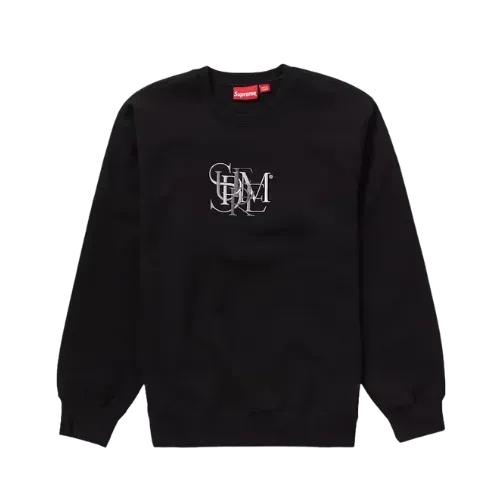 Crewneck Supreme Overlap Black SS22-W1