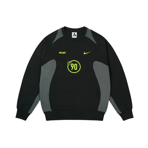 Palace x Nike Moletom Crewneck Total P90 Black - Droper