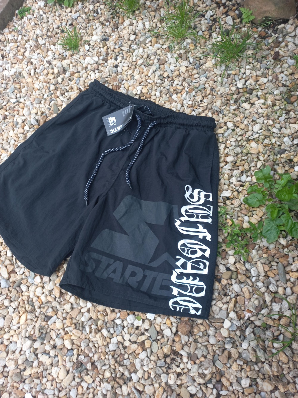 Sufgang x Starter Shorts Collab Black