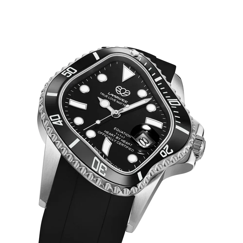 Relógio Laarvee Black PEA001RS-SBLK - Droper