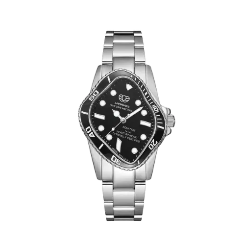 Relógio Laarvee Silver Steel Black PEA101-SBLK