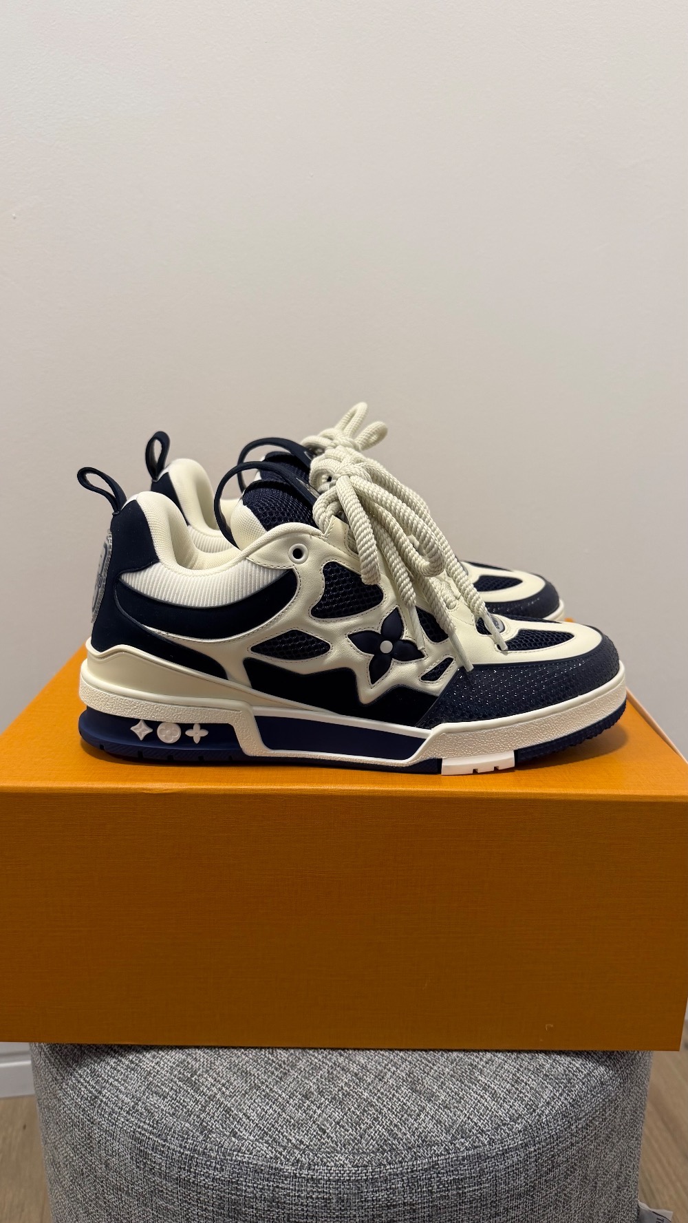Louis Vuitton LV Skate Sneaker Marine White