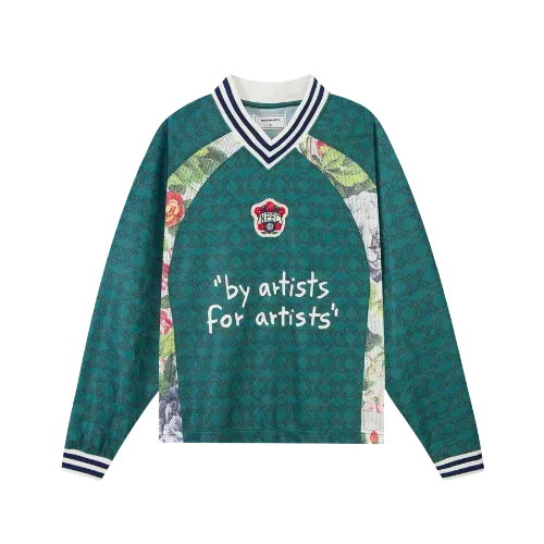Camiseta Nude Project Blaze Football Long-Sleeve Green