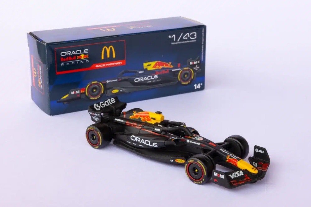 F1 x McDonald's Miniatura Oracle RedBull Racing 1/43