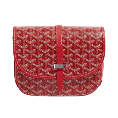 Bolsa Goyard Belvedère Strap PM Red