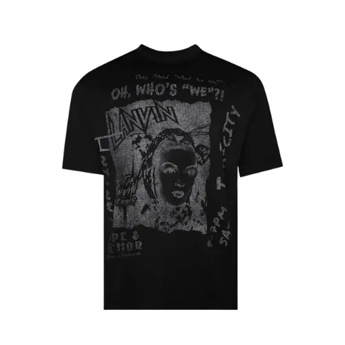 Camiseta Lanvin Printed Black