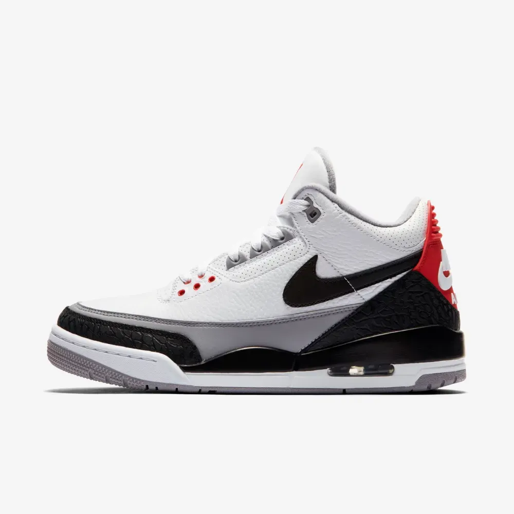 Air Jordan 3 Tinker Hatfield Fire Red White - Droper