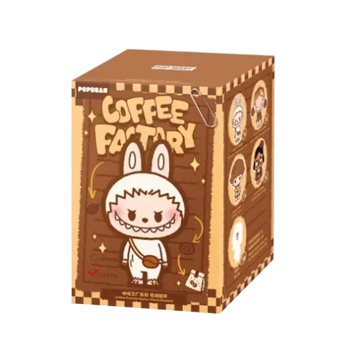 Pop Mart Labubu Pop Bean Coffee Factory Series Plush Pendant Blind Box
