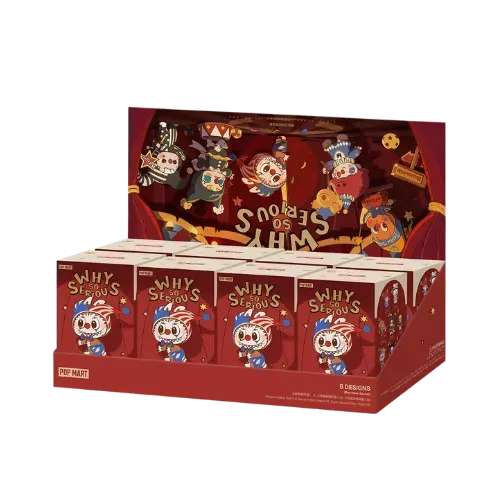 Pop Mart Labubu Why So Serious Series Vinyl Plush Pendant Sealed Case