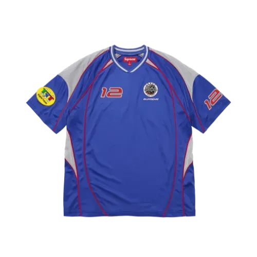 Camiseta Supreme Piping Soccer Jersey Royal FW25-W11