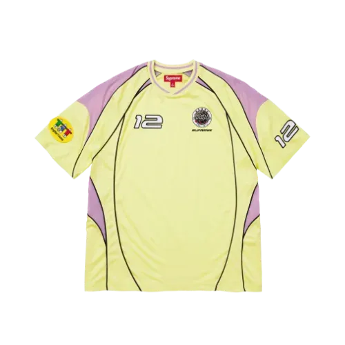 Camiseta Supreme Floral Soccer Jersey White FW25-W7 - Droper