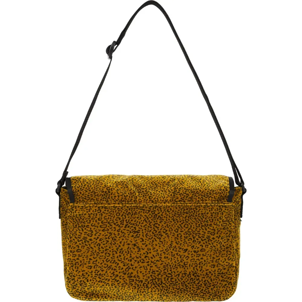 Bolsa Supreme Velvet Small Messenger Tan Leopard FW25-W11 - Droper