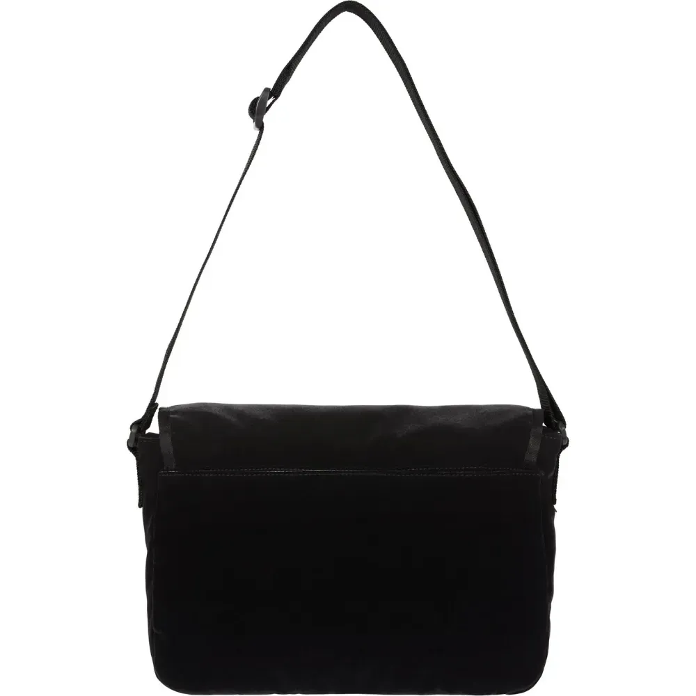 Bolsa Supreme Velvet Small Messenger Black FW25-W11 - Droper