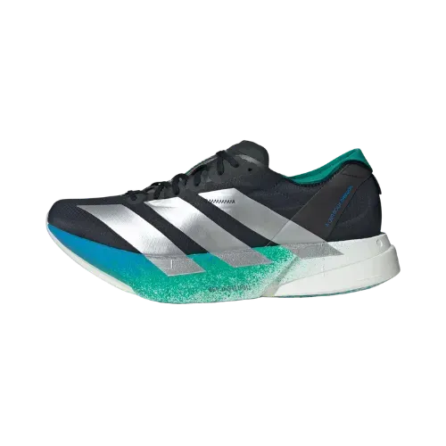 adidas Adizero Adios Pro 4 Core Black Matte Silver Glory Green