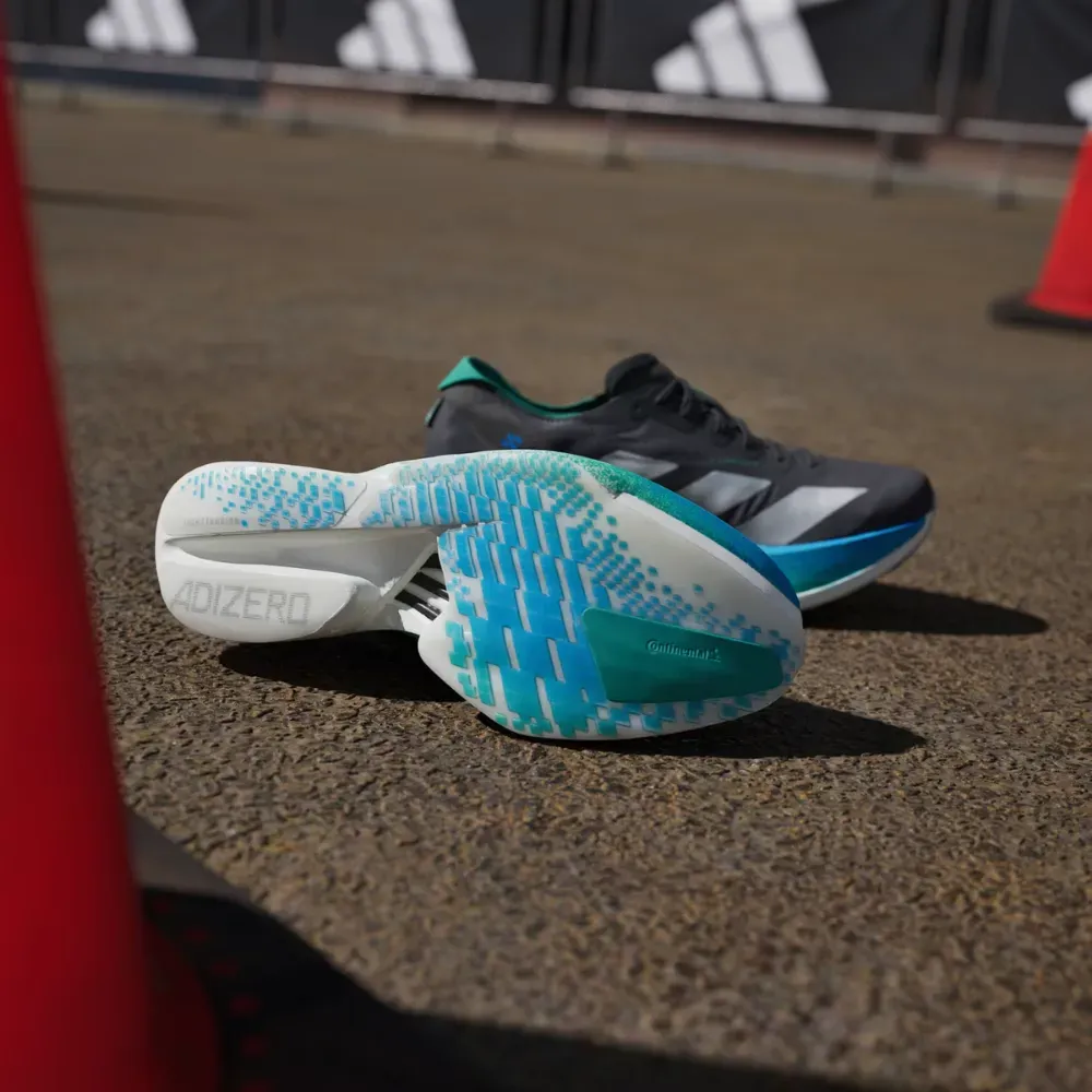 adidas Adizero Adios Pro 4 Core Black Matte Silver Glory Green