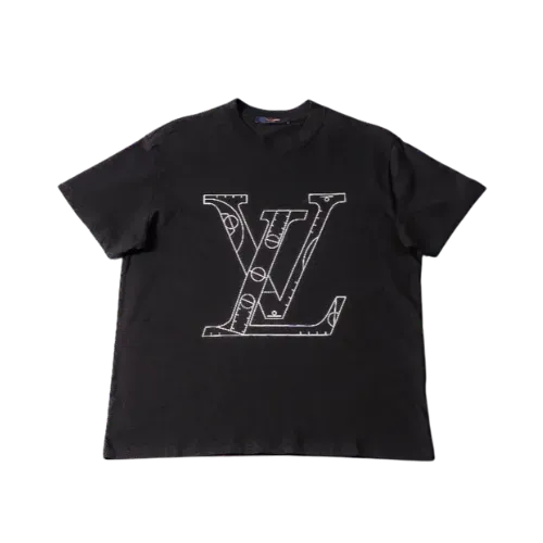 NBA × Louis Vuitton Camiseta Masterpiece Giant Monogram Jet Black