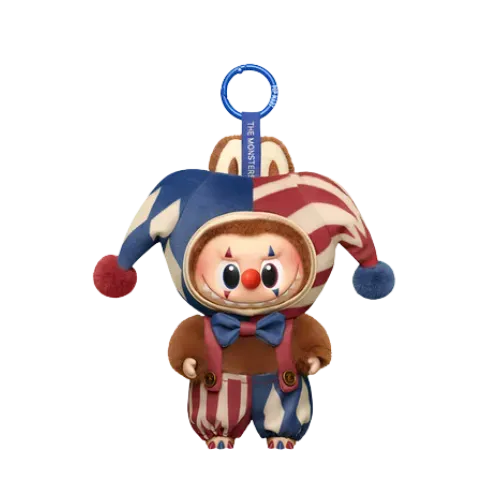 Pop Mart Labubu Why So Serious Series Juggling Clown Vinyl Plush Pendant