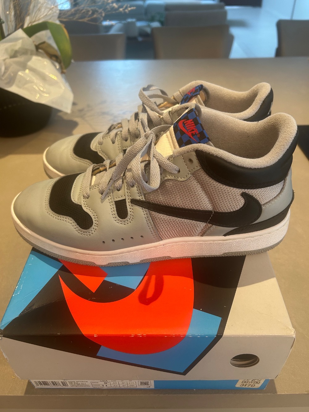 Cactus Jack x Nike Mac Attack Light Smoke Grey Travis Scott