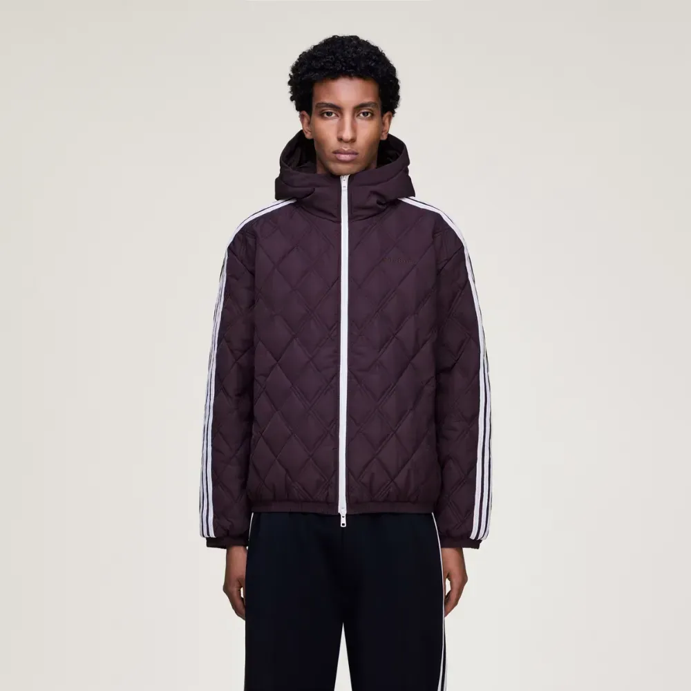 Wales Bonner x adidas Jaqueta Quilted Shadow Maroon - Droper