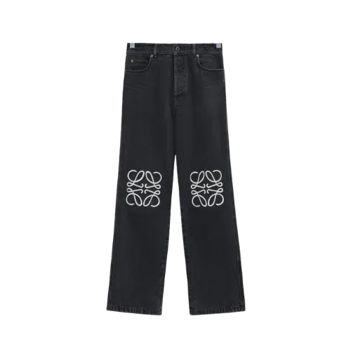 Calça Loewe Anagram Baggy Jeans Denim Black