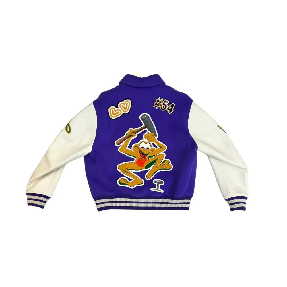 Jaqueta Louis Vuitton Runaway Frog Varsity Purple - Droper