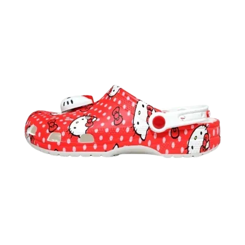 Crocs Classic Clog Hello Kitty Red
