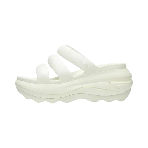 Crocs Mega Crush Triple Strap Chalk