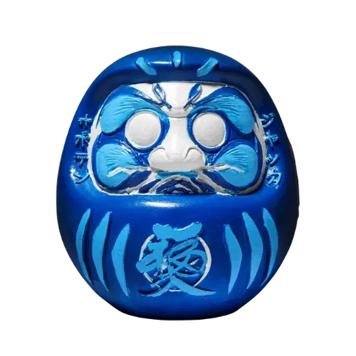 Fragment x Travis Scott Cactus Jack Daruma Doll Blue - Droper