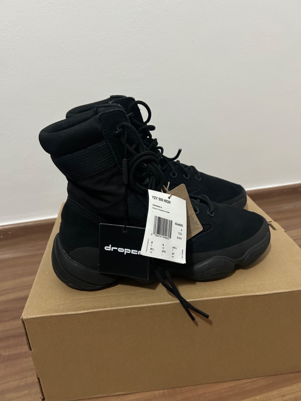 Yeezy 500 High Tactical Boot Utility Black