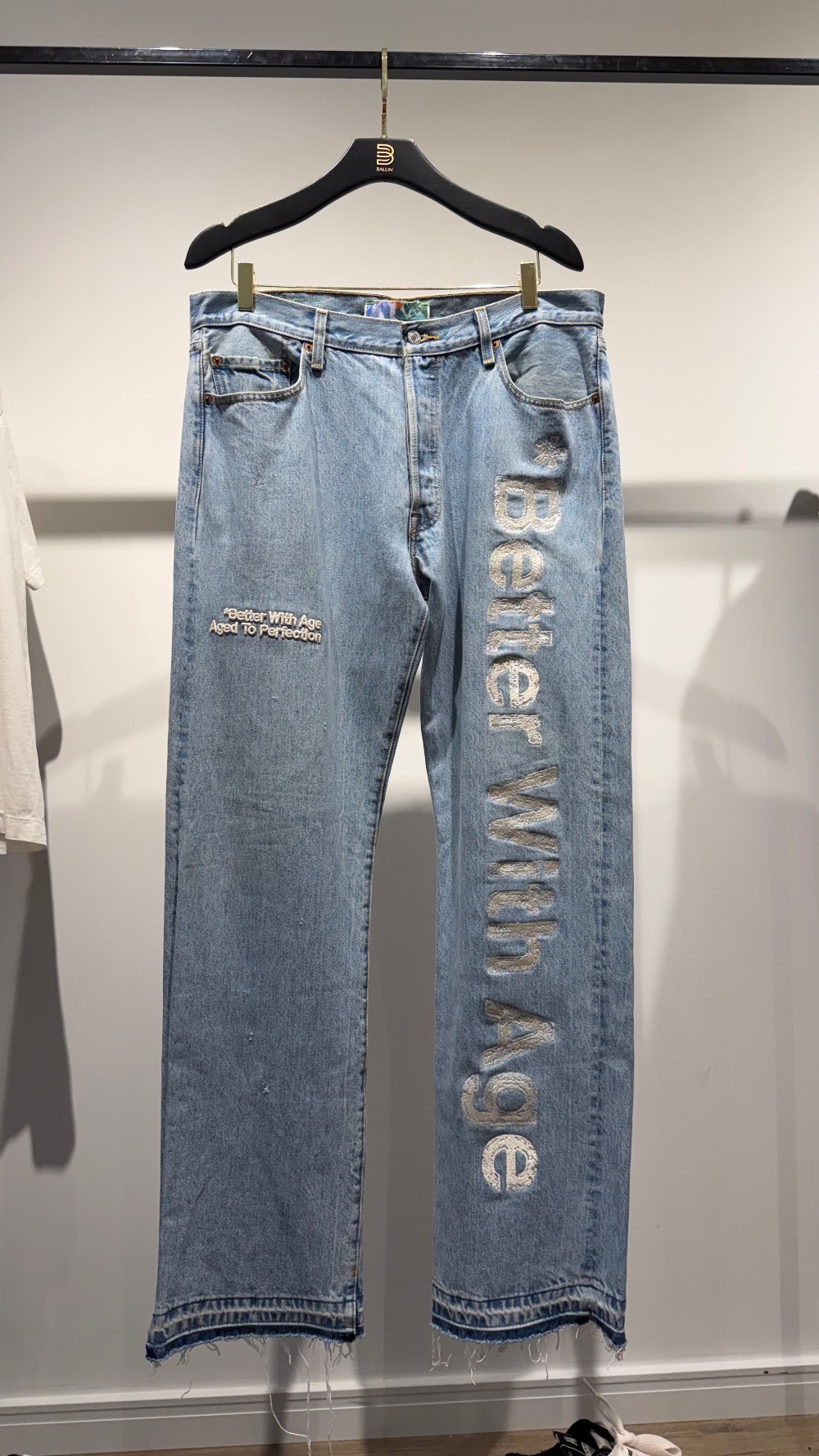Calça Better With Age In Case You Forgot Vintage Denim Jeans Indigo
