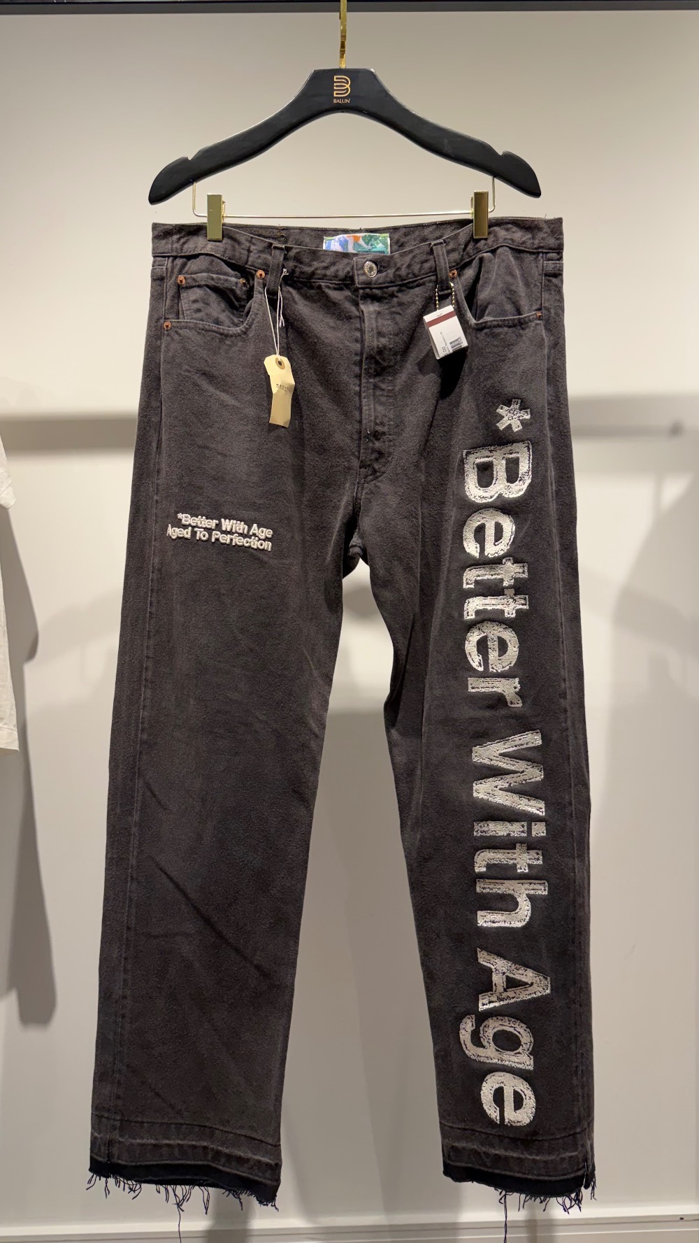 Calça Better With Age Case You Forgot Denim Black Wash