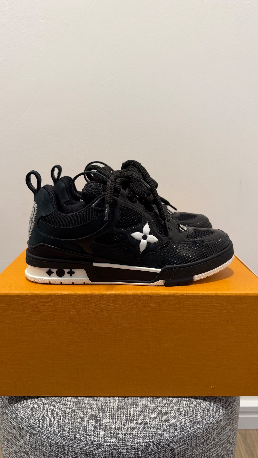 Louis Vuitton LV Skate Sneaker Black White