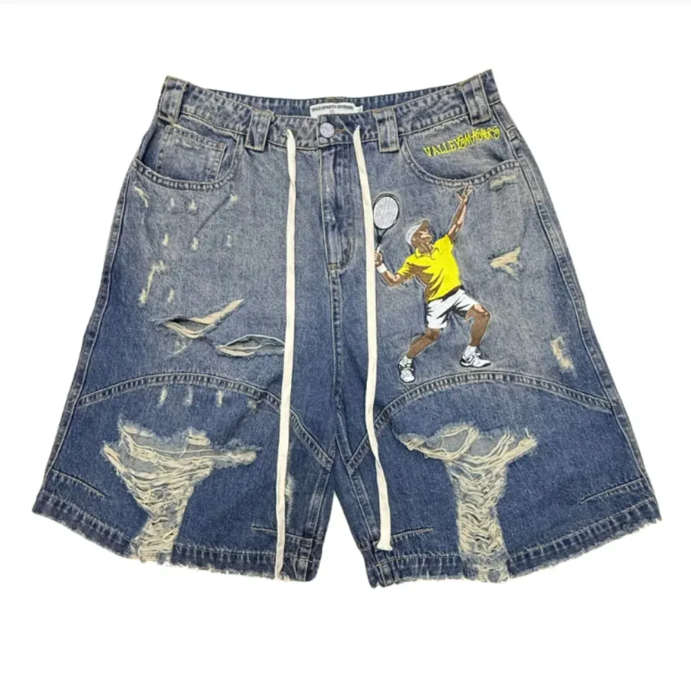 Bermuda Vale Lives Forever Valley Smashers Denim - Droper