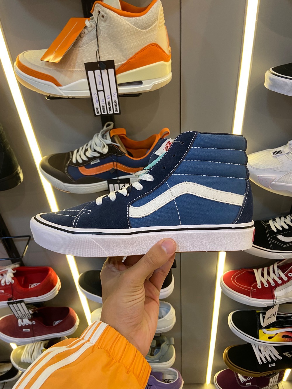 Vans Sk8-Hi Navy White