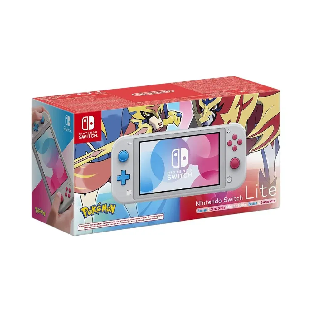 Nintendo Switch Lite Zacian & Zamazenta Pokemon Edition Gray - Droper