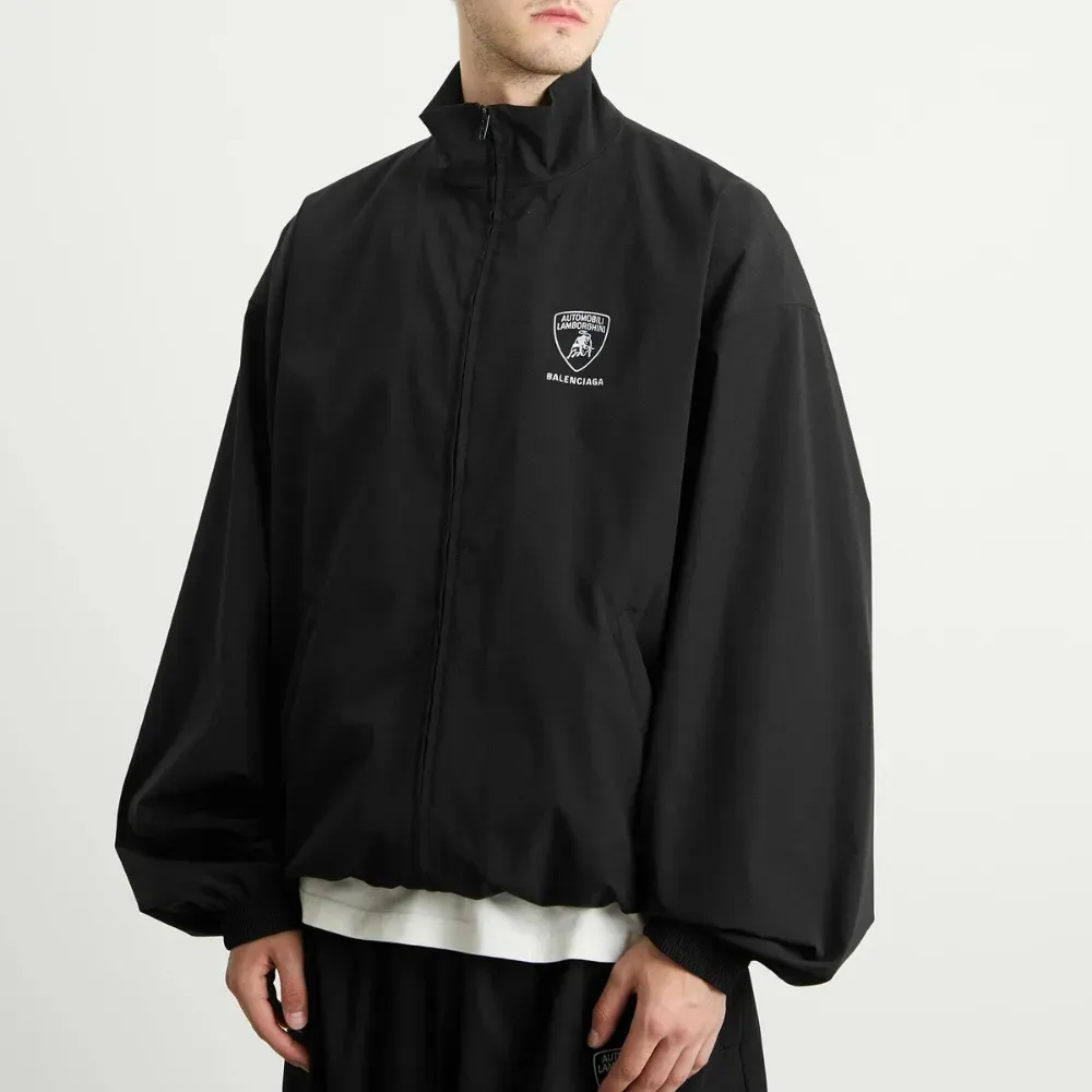 Automobili Lamborghini x Balenciaga Jaqueta Tracksuit Black - Droper