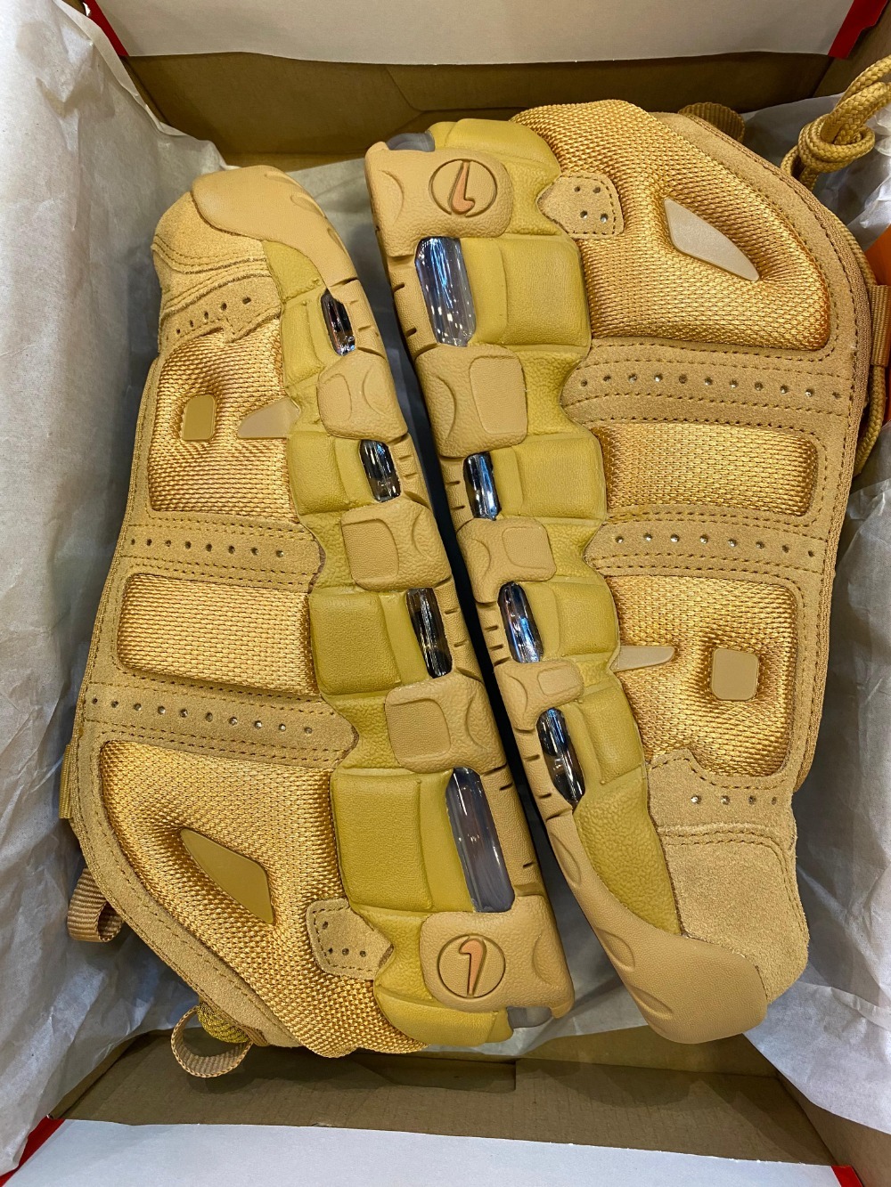 Nike Air More Uptempo Low Flax